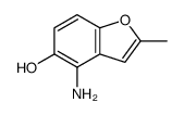 5-Benzofuranol,4-amino-2-methyl- structure