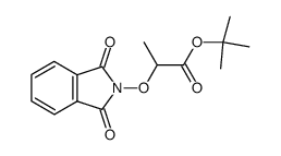 tert-butyl 2-(1,3-dioxo-1,3-dihydro-isoindol-2-yloxy)-propionate结构式