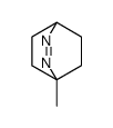 2,3-Diazabicyclo[2.2.2]oct-2-ene, 1-methyl- Structure