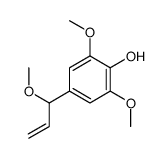 2,6-dimethoxy-4-(1-methoxyprop-2-enyl)phenol结构式