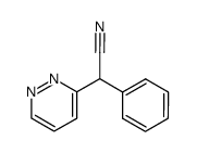 α-phenyl-α-(pyridazin-3-yl)-acetonitrile Structure