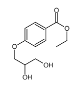 p-(2,3-Dihydroxypropoxy)benzoic acid ethyl ester结构式