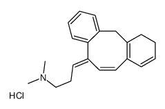 [(3Z)-3-[(10Z)-6,7-dihydro-5H-dibenzo[2,1-e:2',1'-g][8]annulen-12-ylidene]propyl]-dimethylazanium,chloride结构式