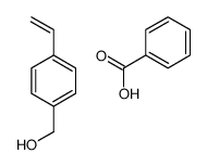 benzoic acid,(4-ethenylphenyl)methanol Structure