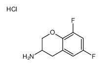 6,8-DIFLUORO-CHROMAN-3-YLAMINE HYDROCHLORIDE Structure
