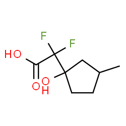 Cyclopentaneacetic acid,-alpha-,-alpha--difluoro-1-hydroxy-3-methyl- (9CI) picture