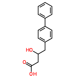 4-(p-Biphenylyl)-3-hydroxybutyric acid structure