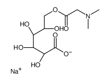 sodium,(2R,3S,4R,5R)-6-[2-(dimethylamino)acetyl]oxy-2,3,4,5-tetrahydroxyhexanoate结构式