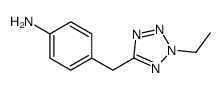 Benzenamine, 4-[(2-ethyl-2H-tetrazol-5-yl)methyl]- (9CI) structure