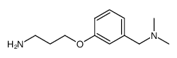 3-(3-aminopropoxy)-N,N-dimethylbenzenemethanamine结构式