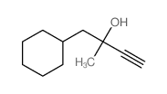 Cyclohexaneethanol, a-ethynyl-a-methyl- structure