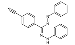 N'-anilino-4-cyano-N-phenyliminobenzenecarboximidamide Structure