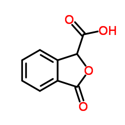 3-氧代-1,3-二氢-2-苯并呋喃-1-甲酸结构式