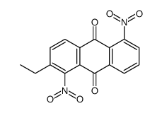 2-ethyl-1,5-dinitroanthracene-9,10-dione结构式