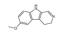 6-methoxy-4,9-dihydro-3H-β-carboline Structure