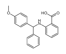 2-[[(4-methoxyphenyl)-phenylmethyl]amino]benzoic acid结构式