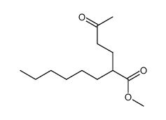 methyl 2-(3-oxobutyl)octanoate结构式