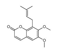 O-Methylcedrelopsin结构式