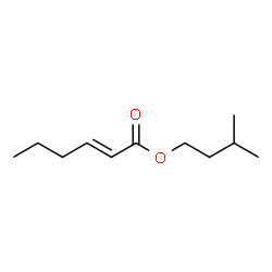 3-methylbutyl (E)-hex-2-enoate structure