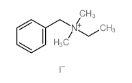 Benzenemethanaminium,N-ethyl-N,N-dimethyl-, iodide (1:1)结构式