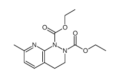 7-methyl-3,4-dihydro-pyrido[2,3-c]pyridazine-1,2-dicarboxylic acid diethyl ester Structure