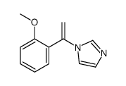 1-[1-(2-methoxyphenyl)ethenyl]imidazole Structure
