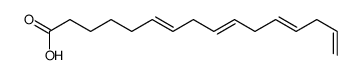 hexadeca-6,9,12,15-tetraenoic acid Structure