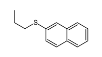 2-propylsulfanylnaphthalene结构式