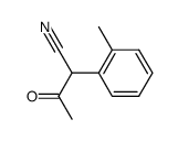 1-(o-methylphenyl)-1-cyanoacetone结构式