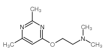 Ethanamine, 2-[(2,6-dimethyl-4-pyrimidinyl)oxy]-N,N-dimethyl- (9CI) Structure