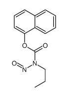 1-Naphthyl-N-propyl-N-nitrosocarbamate结构式