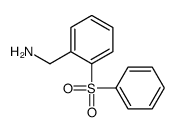 [2-(benzenesulfonyl)phenyl]methanamine Structure