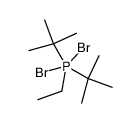 dibromodi-tert-butyl(ethyl)-l5-phosphane结构式