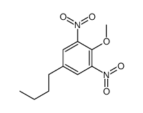 5-butyl-2-methoxy-1,3-dinitrobenzene Structure