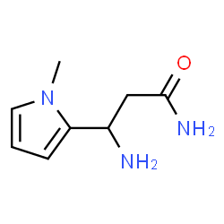 1H-Pyrrole-2-propanamide,beta-amino-1-methyl-(9CI) structure