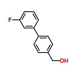 (3'-氟-[1,1'-联苯]-4-基)甲醇结构式