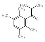 2-methyl-1-(2,3,5,6-tetramethylphenyl)propan-1-one结构式