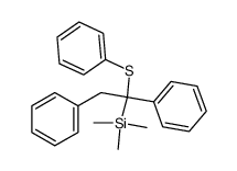 1,2-diphenyl-1-phenylthio-1-trimethylsilylethane结构式
