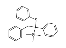 1,2-diphenyl-1-phenylthio-1-trimethylsilylethane Structure