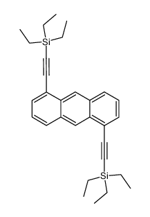 1,5-bis(triethylsilylethynyl)anthracene Structure