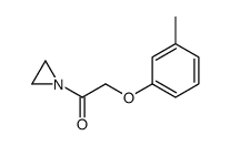 1-(aziridin-1-yl)-2-(3-methylphenoxy)ethanone结构式