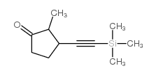 Cyclopentanone, 2-methyl-3-[(trimethylsilyl)ethynyl]- (9CI) picture