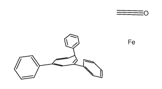 (3,6,7-triphenylcycloheptatriene)iron tricarbonyl Structure