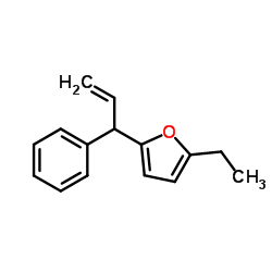 Furan, 2-ethyl-5-(1-phenyl-2-propenyl)- (9CI) Structure