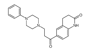 6-[3-(4-phenylpiperazin-1-yl)propanoyl]-3,4-dihydro-1H-quinolin-2-one结构式