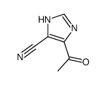 1H-Imidazole-4-carbonitrile,5-acetyl-结构式