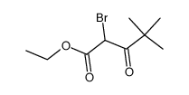 ethyl 2-bromo-4,4-dimethyl-3-oxopentanoate Structure