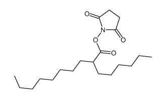 (2,5-dioxopyrrolidin-1-yl) 2-hexyldecanoate Structure