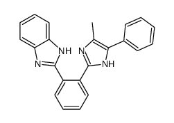 2-[2-(5-methyl-4-phenyl-1H-imidazol-2-yl)phenyl]-1H-benzimidazole Structure
