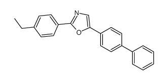 2-(4-ethylphenyl)-5-(4-phenylphenyl)-1,3-oxazole Structure
